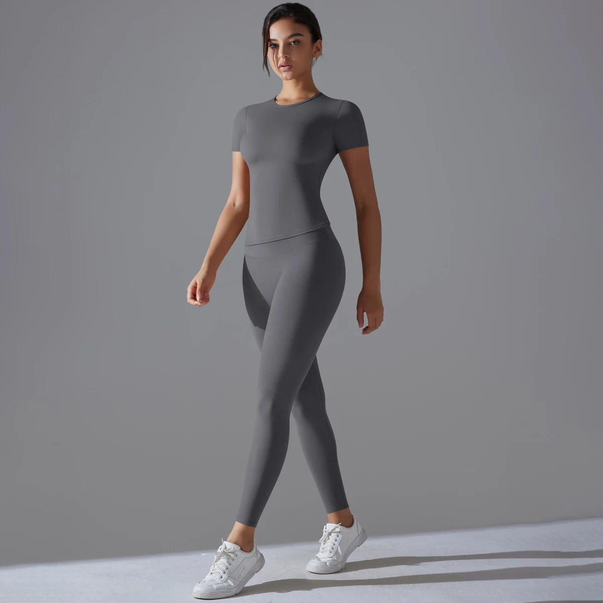 Solid träningsset - T-shirt med leggings