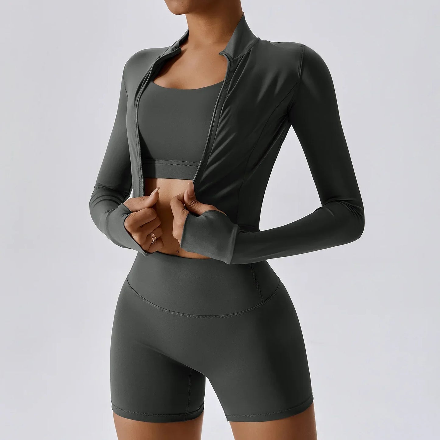 3 Piece träningsset - med tights eller shorts
