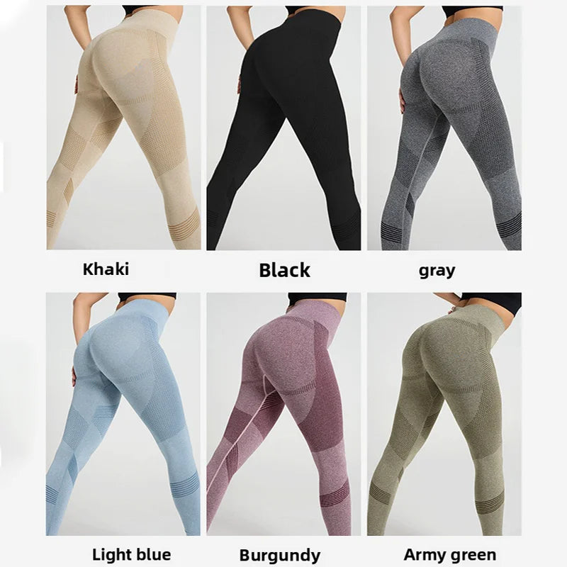 Sömlös Tights med Butt- lifting Effekt