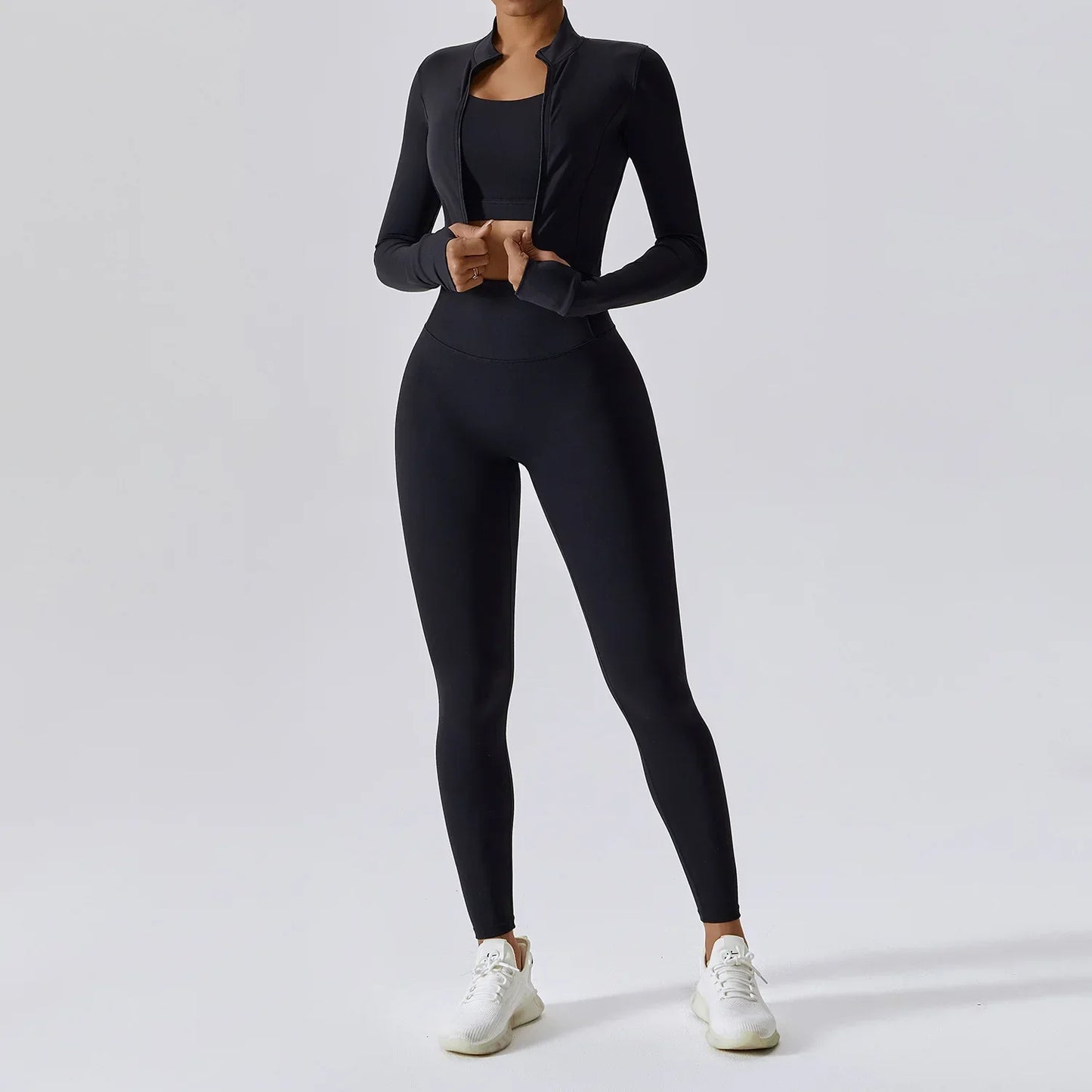 3 Piece träningsset - med tights eller shorts