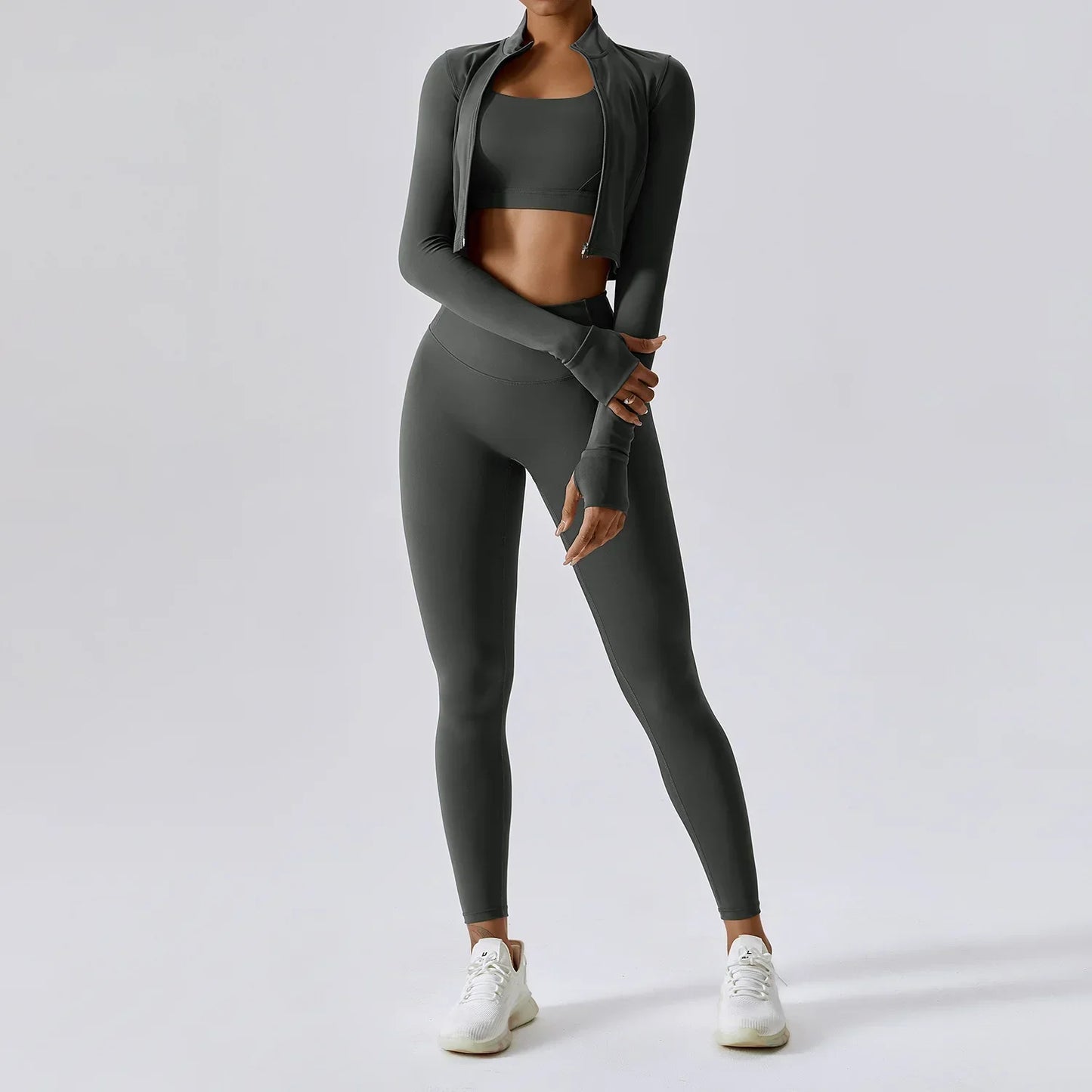 3 Piece träningsset - med tights eller shorts