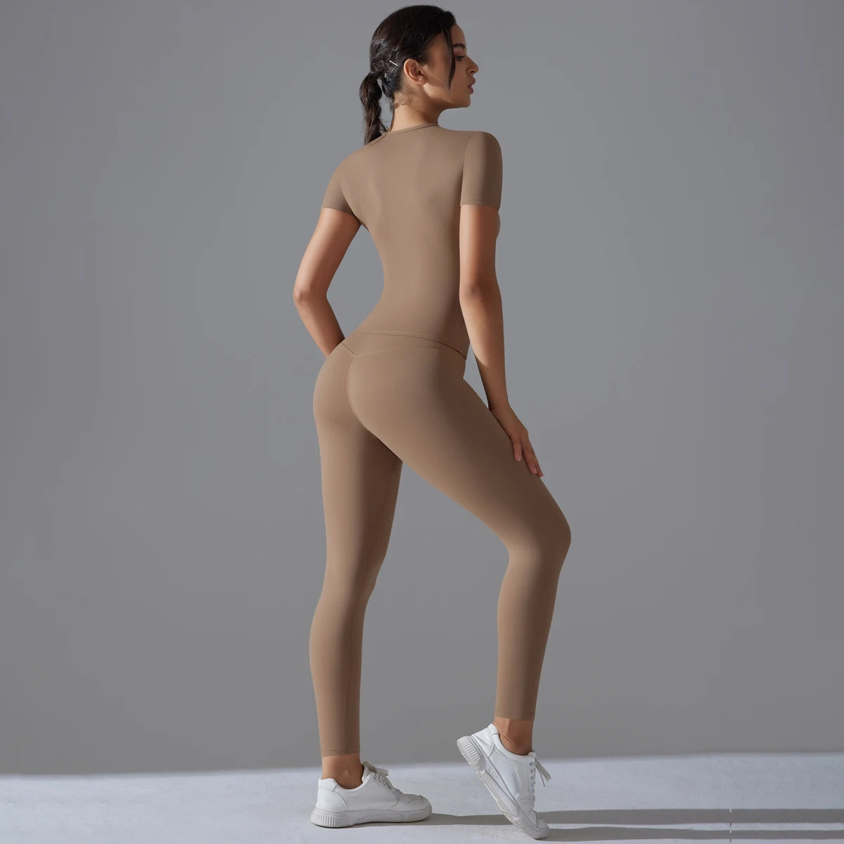 Solid träningsset - T-shirt med leggings