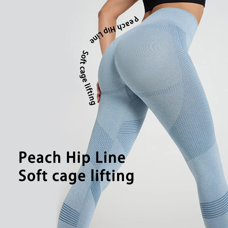 Sömlös Tights med Butt- lifting Effekt