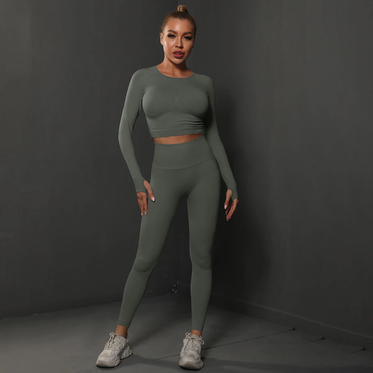 Träningsset- topp med tights