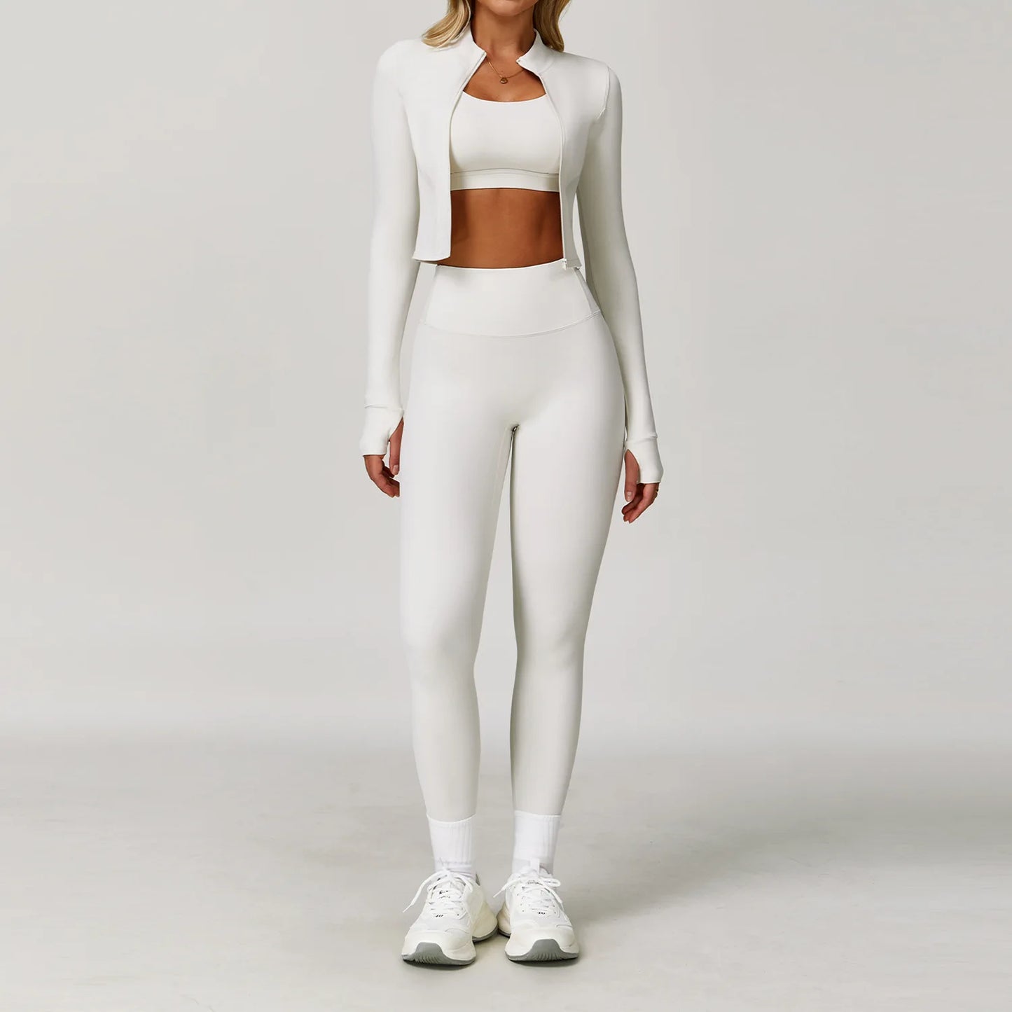 3 Piece träningsset - med tights eller shorts
