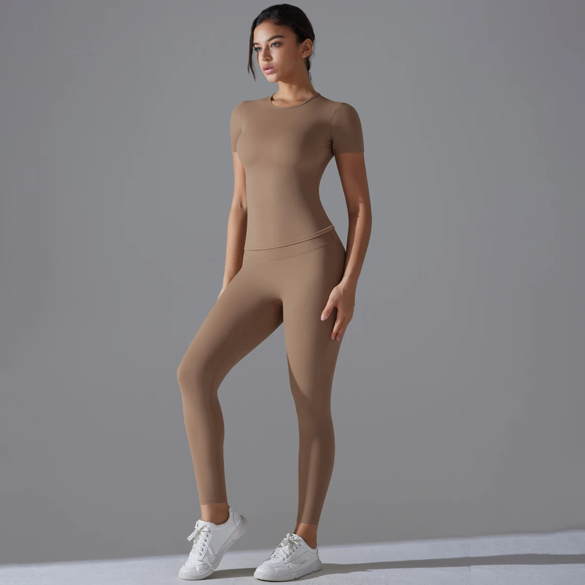Solid träningsset - T-shirt med leggings