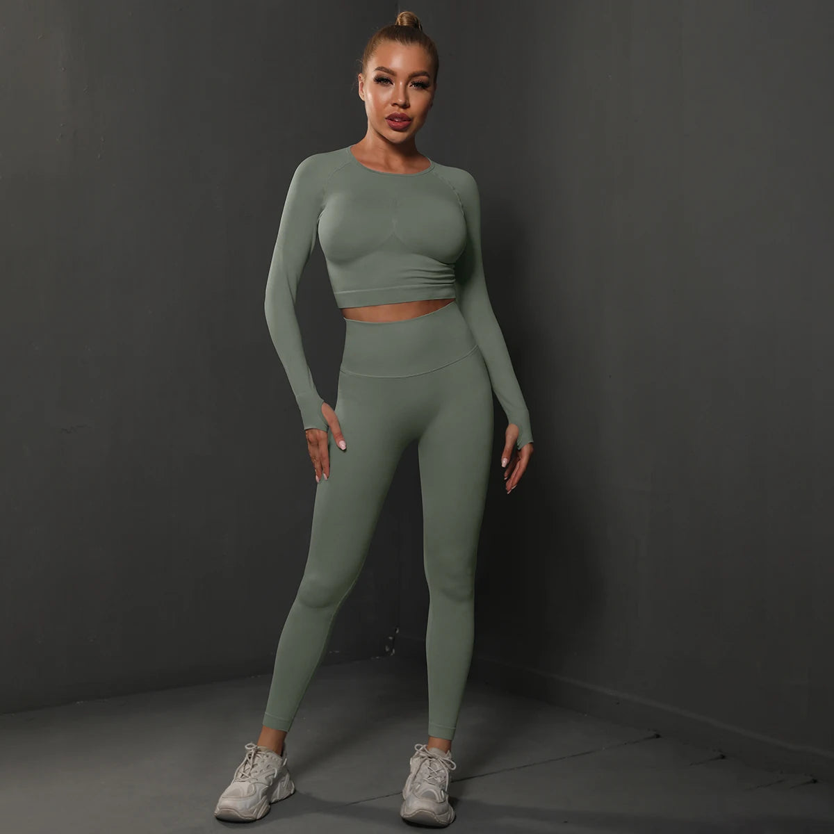 Träningsset- topp med tights
