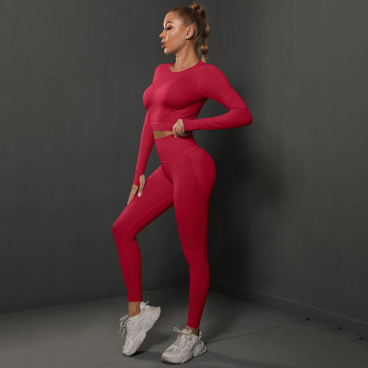 Träningsset- topp med tights