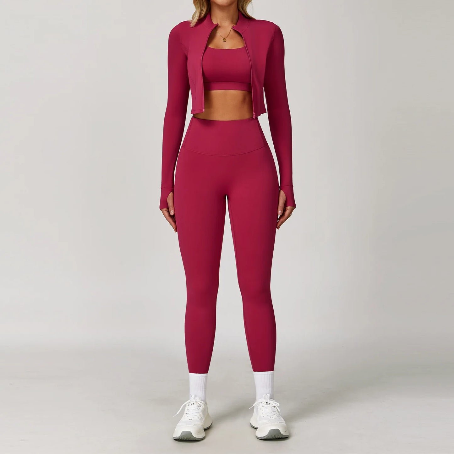 3 Piece träningsset - med tights eller shorts
