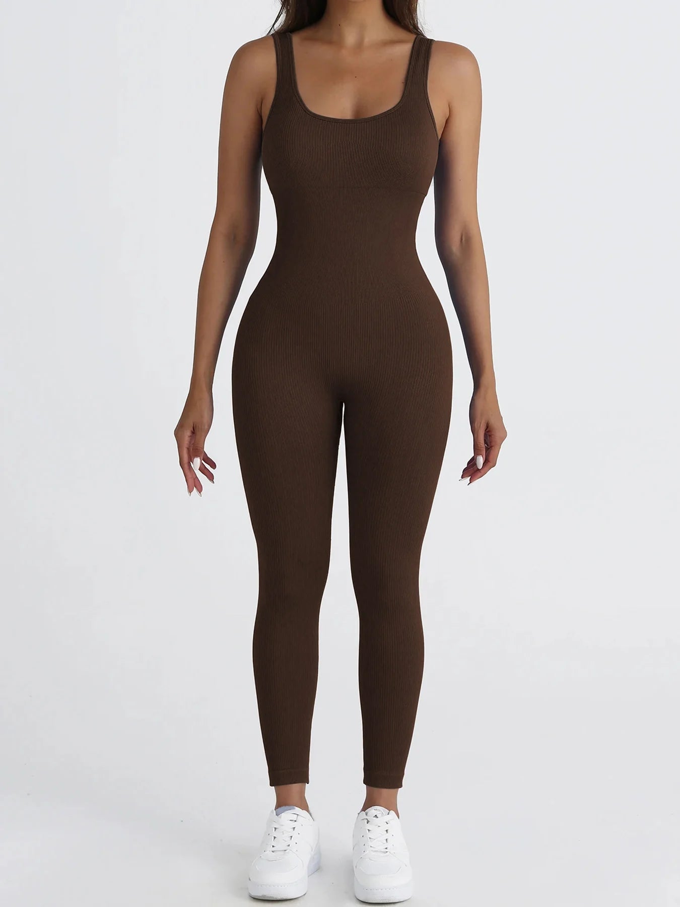 Kroppsformande Ribbed Jumpsuit