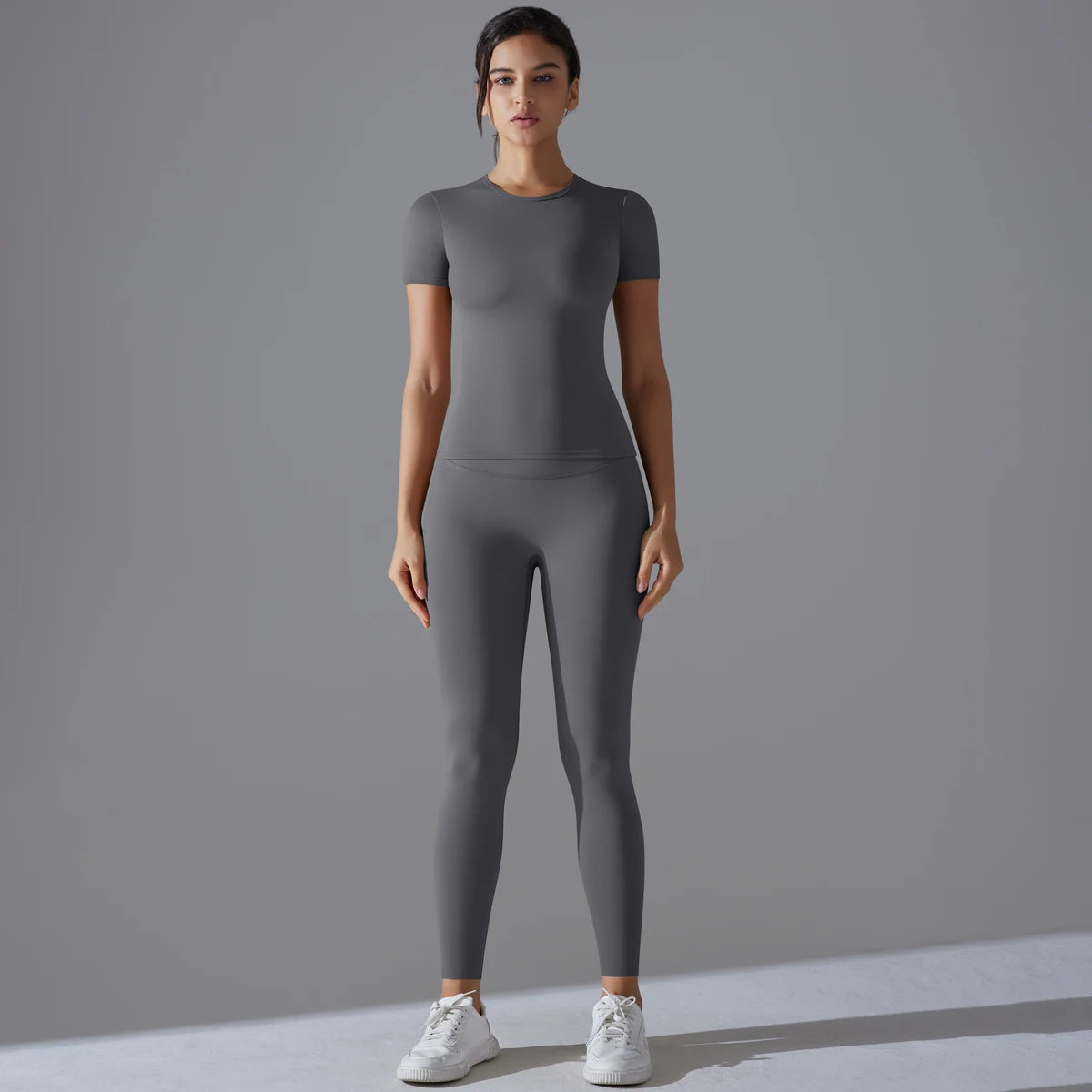 Solid träningsset - T-shirt med leggings