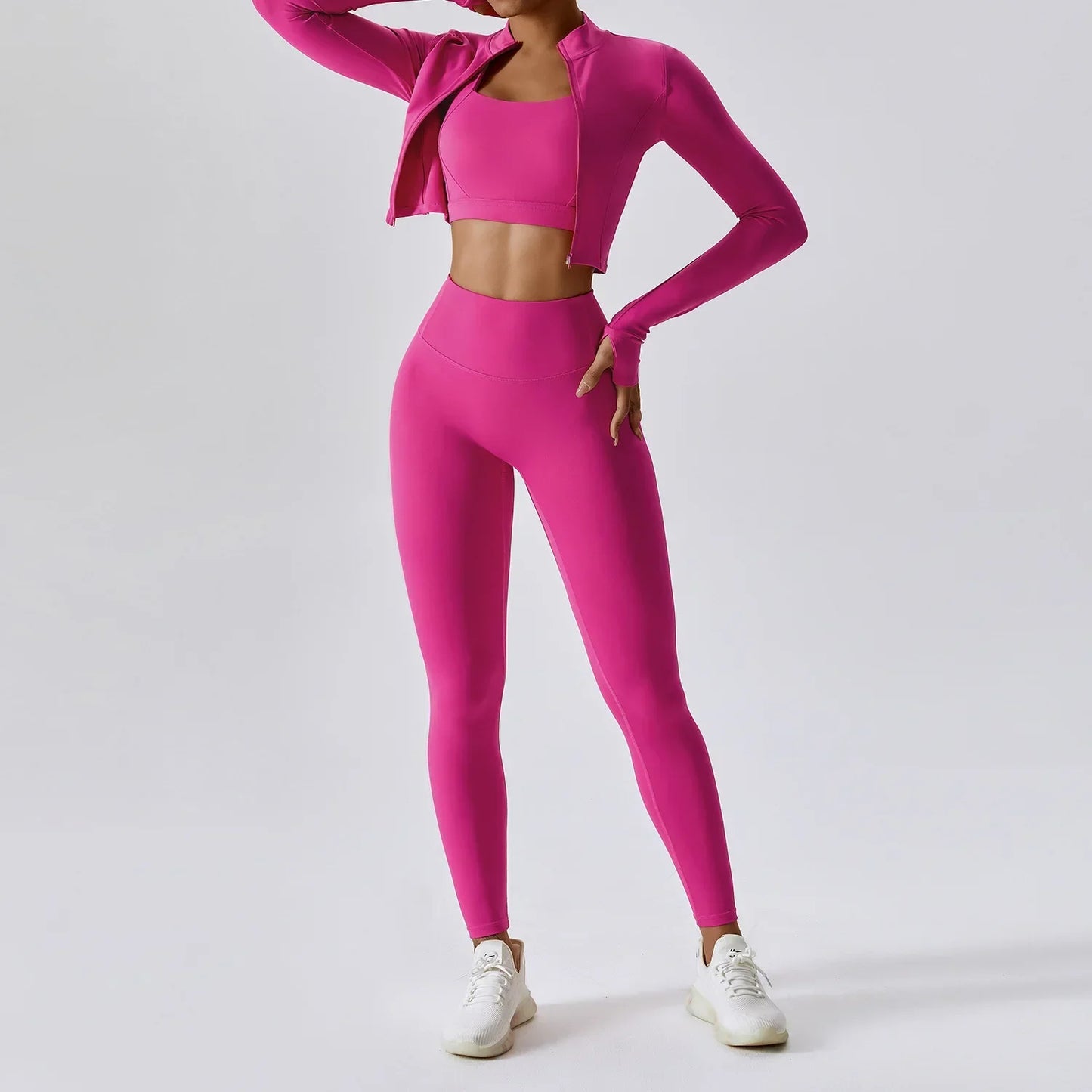 3 Piece träningsset - med tights eller shorts