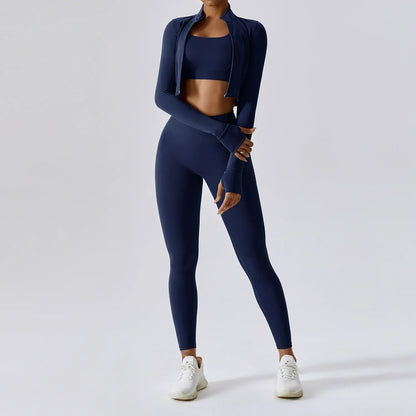 3 Piece träningsset - med tights eller shorts