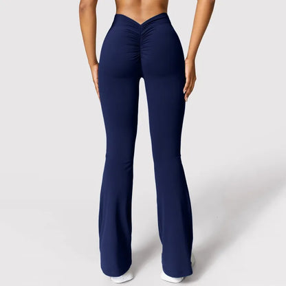 Trendiga Scrunch Bak Tights med Hög Midja