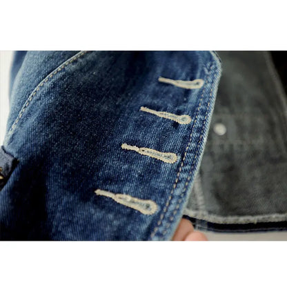 Classy Denim Crop Väst