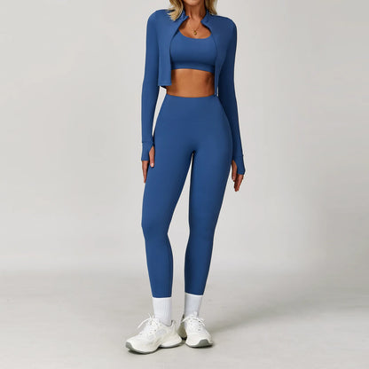 3 Piece träningsset - med tights eller shorts