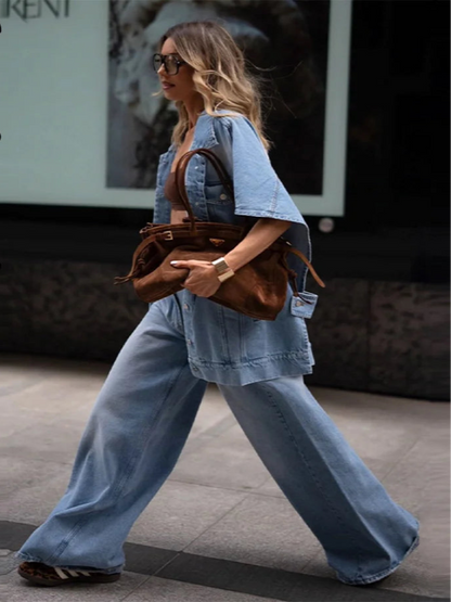 Tvådelat set i denim