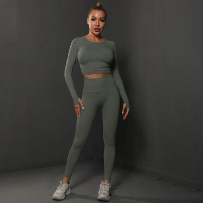 Träningsset- topp med tights