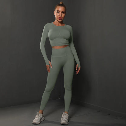 Träningsset- topp med tights