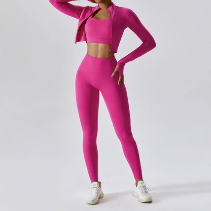 3 Piece träningsset - med tights eller shorts
