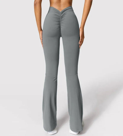 Trendiga Scrunch Bak Tights med Hög Midja