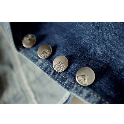 Classy Denim Crop Väst
